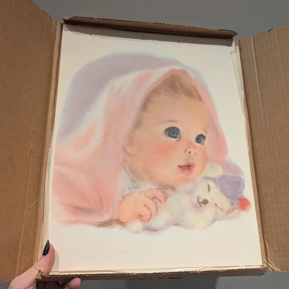 Vintage northern arts paper mills American beauties by Frances Mills. Set of 5 - Picture 5 of 6